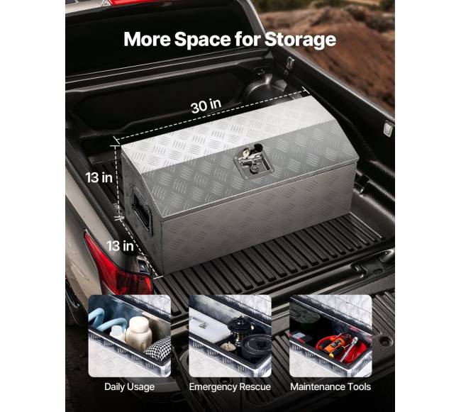 Aliumininė įrankių dėžė pikapams ir RV1