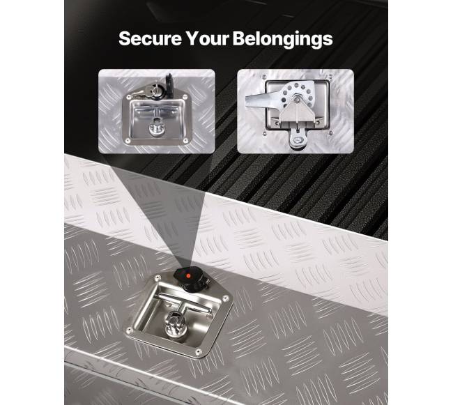 Aliumininė įrankių dėžė pikapams ir RV3