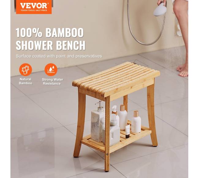 Bambuko dušo suoliukas vonios kambariui1