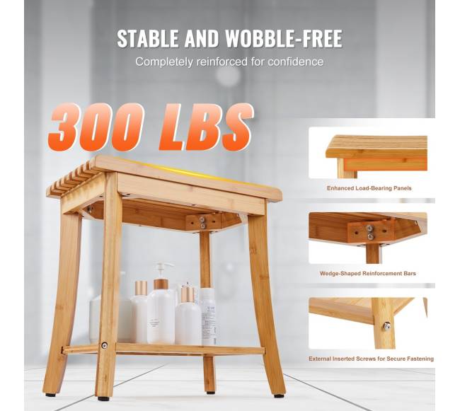 Bambuko dušo suoliukas vonios kambariui2