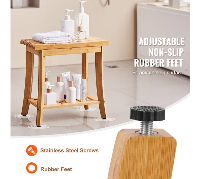 Bambuko dušo suoliukas vonios kambariui3