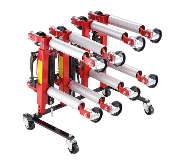 Automobilio vežimėlio stovas su kėlikliu8