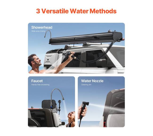 Stogo bagažinė su 30 L vandens baku su apsauga nuo purslų1