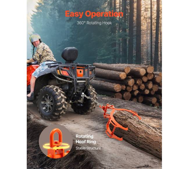 91 cm keturių nagų rąstų žnyplės iš plieno3