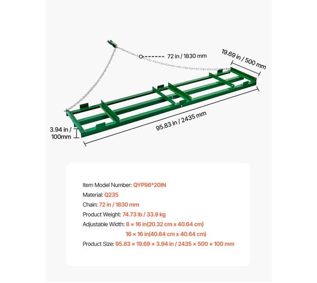 Vilktinis akėčių 8 pėdų kelio lygintojas6