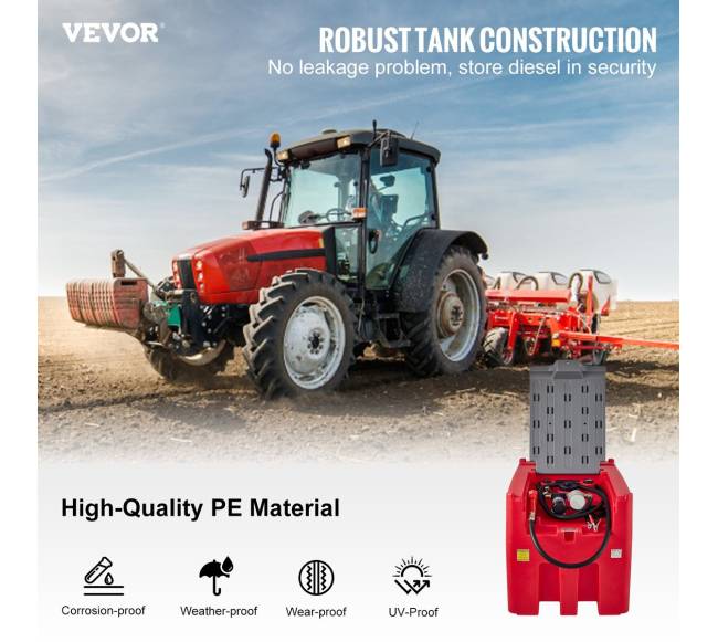 Nešiojamas dyzelinis bakas 440 litrų, 10 GPM1