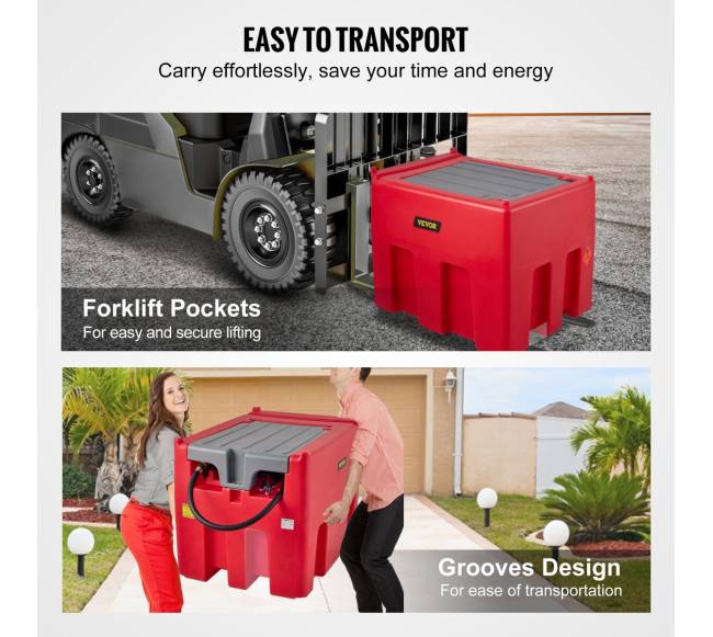 Nešiojamas dyzelinis bakas 440 litrų, 10 GPM5