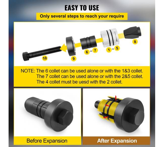 Automobilių vamzdžių plėtimo komplektas3