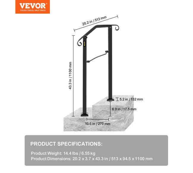 Balkonas 1–2 žingsniams juodas6