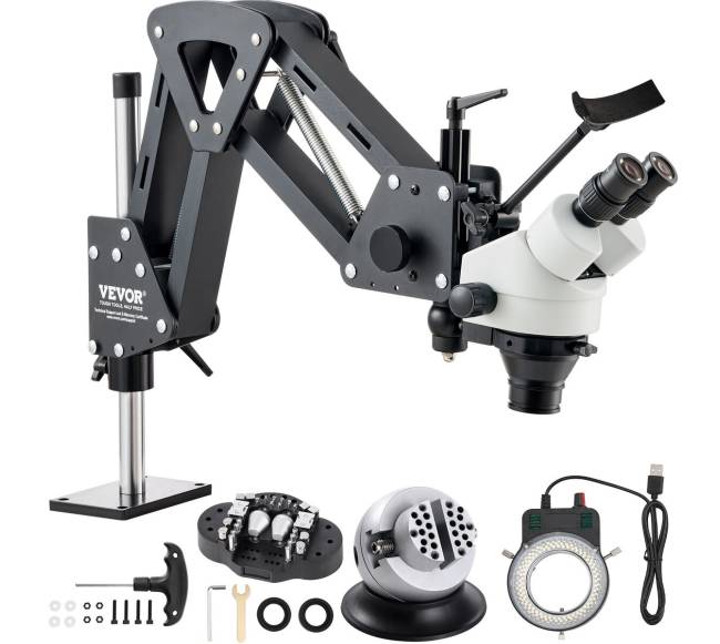 Daugiafunkcinis mikroskopas su spyruokliniu laikikliu0