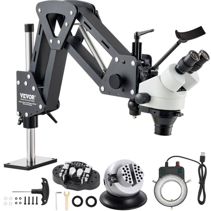 Daugiafunkcinis mikroskopas su spyruokliniu laikikliu0