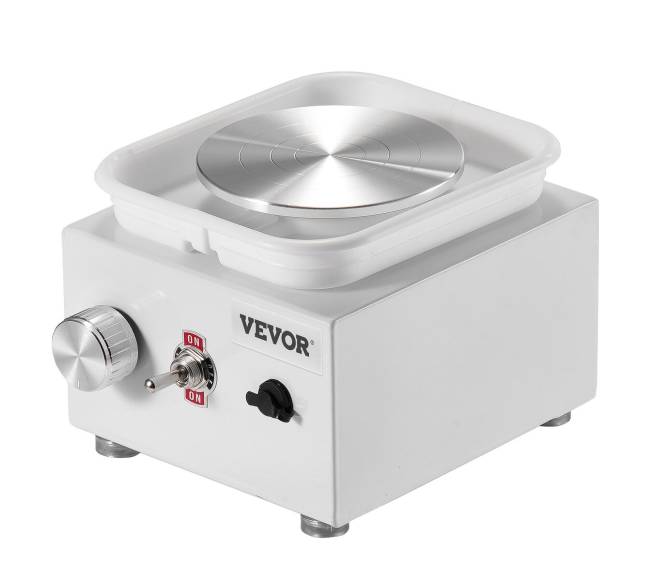 Mažas elektrinis keraminis žiedimo ratas 0-320 aps.min0