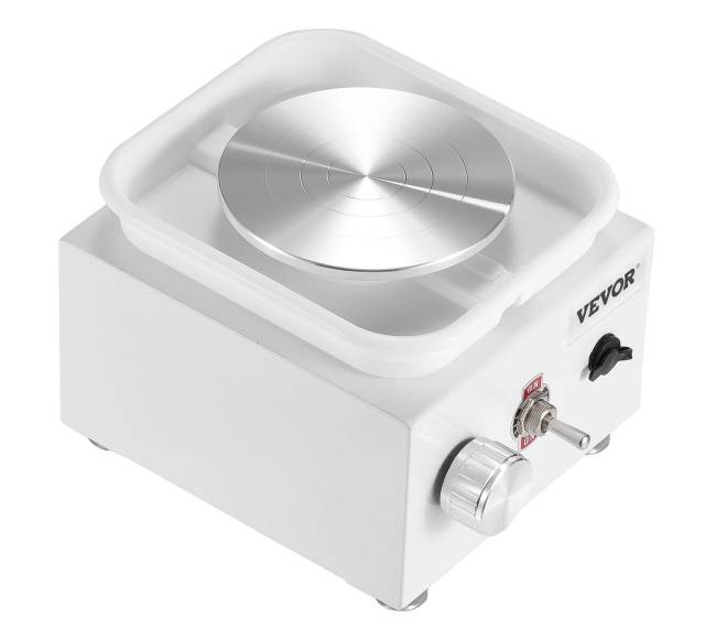 Mažas elektrinis keraminis žiedimo ratas 0-320 aps.min10