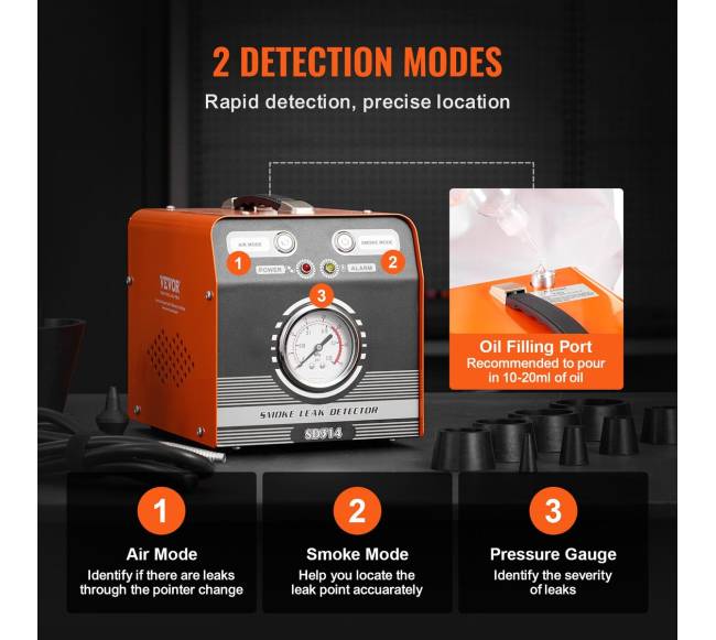 Automobilinis dūmų nuotėkio detektorius3