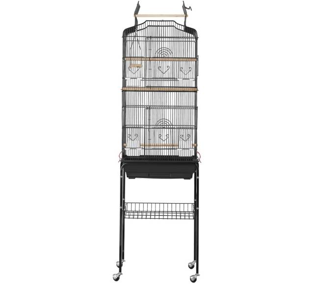 Didelis paukščių narvas su ratukais 163 cm aukščio0