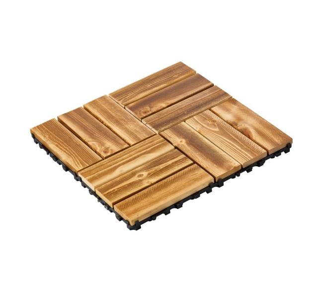 Sujungiamos medinės terasinės plytelės, 27 vnt.10