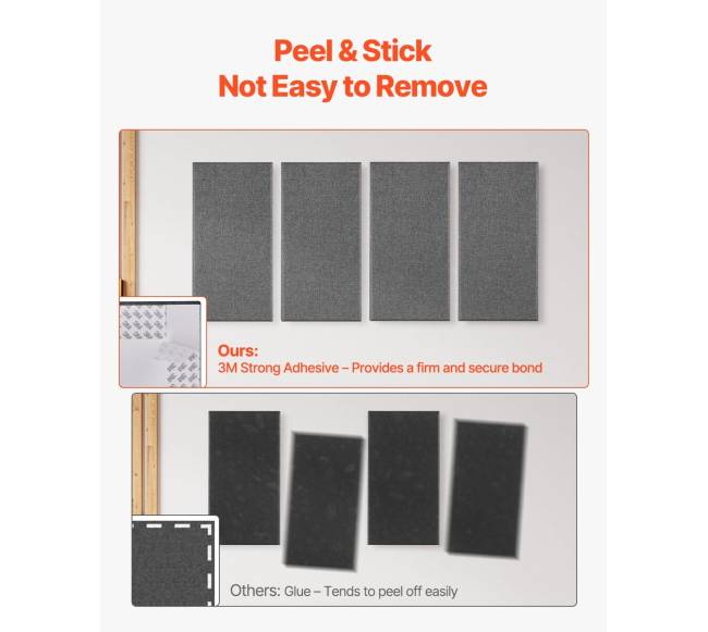 4 vnt. savaime lipnios akustinės plokštės2