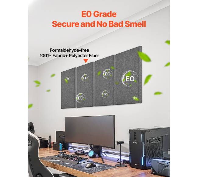 4 vnt. savaime lipnios akustinės plokštės3