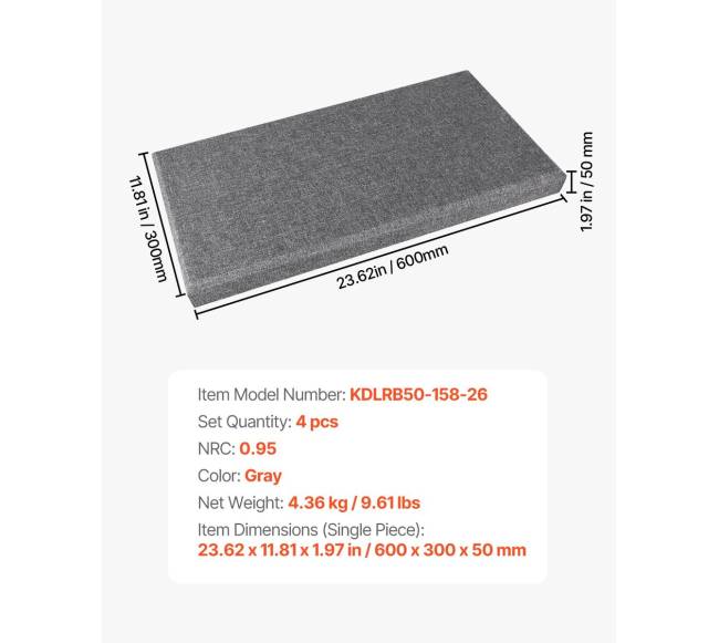 4 vnt. savaime lipnios akustinės plokštės6