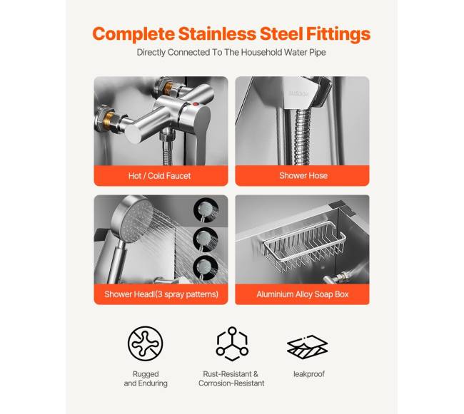 Šunų vonia iš nerūdijančio plieno su laiptais4