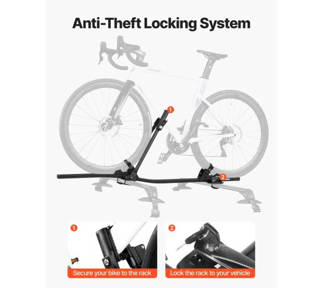 Stogo dviračių laikiklis su užraktu3