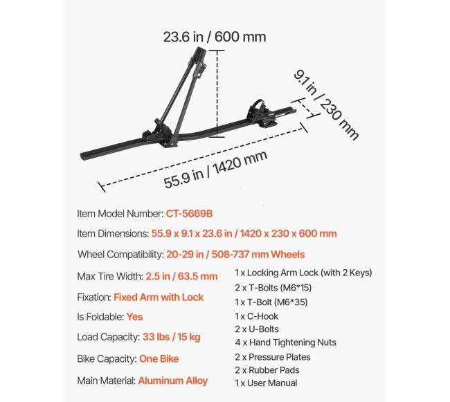 Stogo dviračių laikiklis su užraktu6