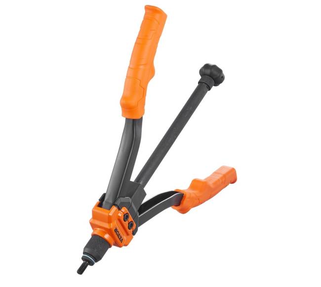 Rievių įrankis su 7 antgaliais ir kniedėmis10