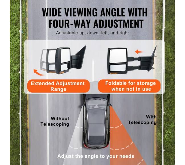 Elektriniai šildomi veidrodžiai Ford F150 (2004-2014)2