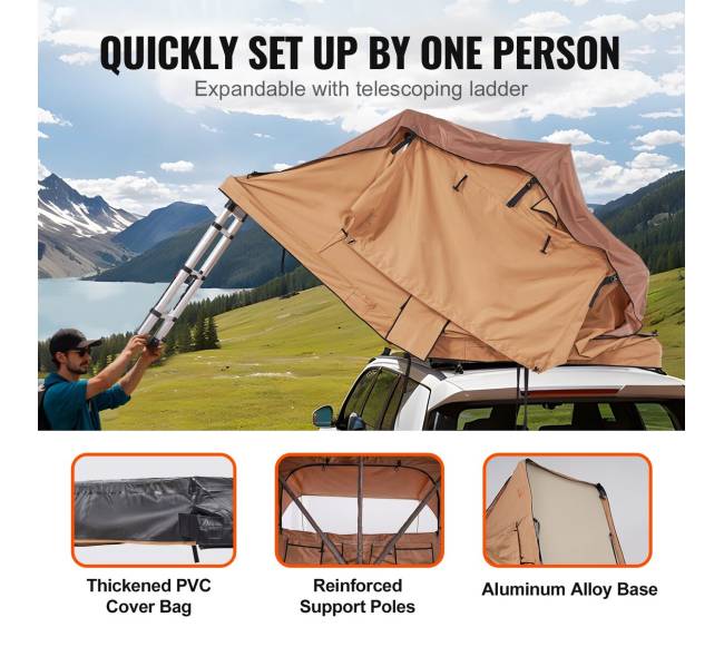 Kietas luotas palapinės 2-3 žmonėms3