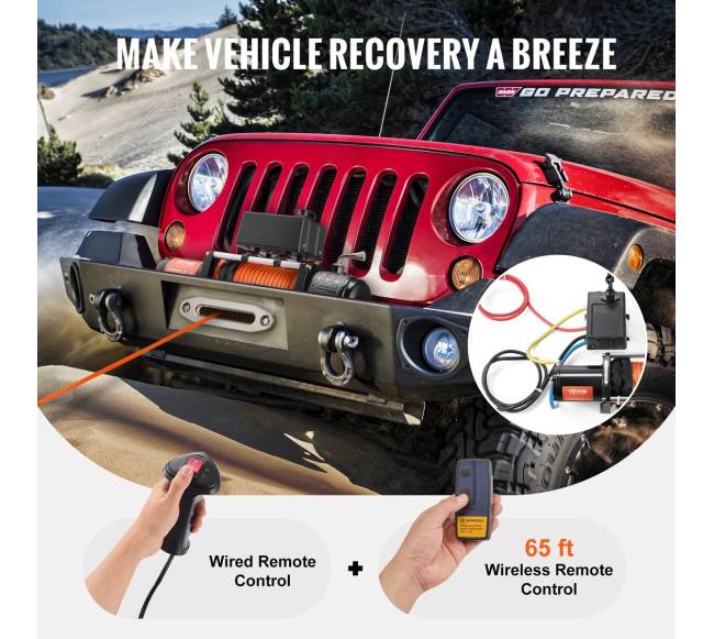 Elektrinis gervės krovininis sunkvežimis 4536 kg su sintetiniu lynu4