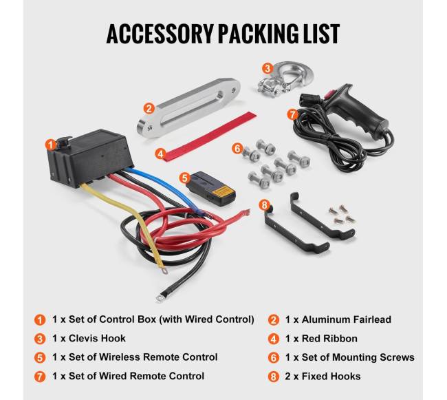 Elektrinis gervės krovininis sunkvežimis 4536 kg su sintetiniu lynu5