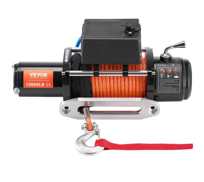 Elektrinis gervės krovininis sunkvežimis 4536 kg su sintetiniu lynu8