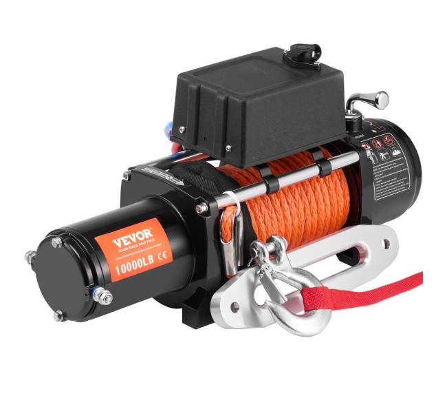 Elektrinis gervės krovininis sunkvežimis 4536 kg su sintetiniu lynu9