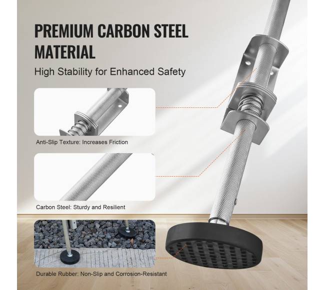 Laiptų lygiavimo įrankis 595 mm iki 249,5 kg5