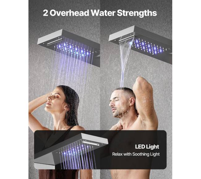 Dušo panelės bokštas su lietaus galvute3