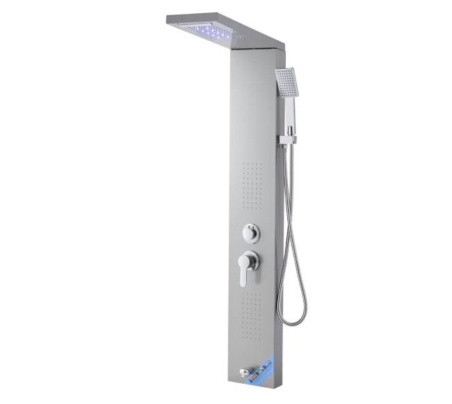 Dušo panelės bokštas su lietaus galvute8