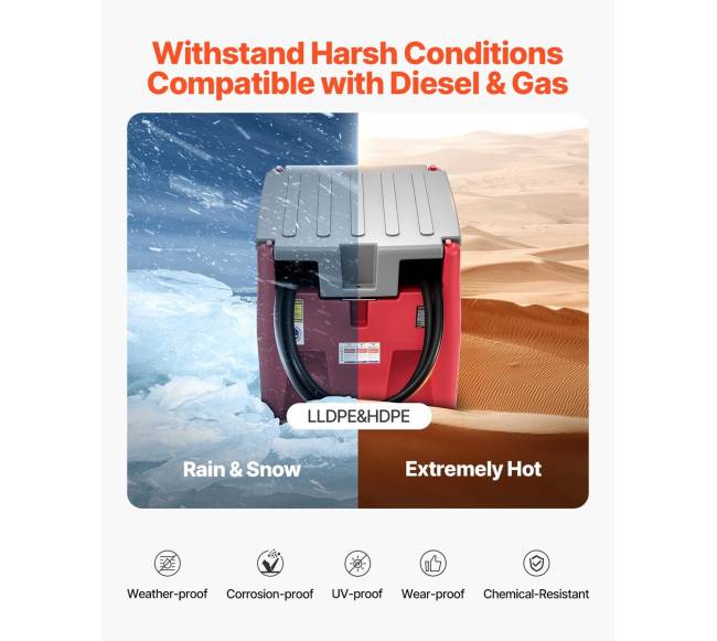 58 galonų nešiojamas dyzelinio kuro bakas1