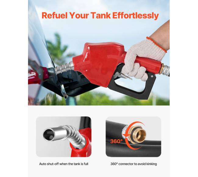 Nešiojamas dyzelinio kuro bakas 440 L su pompa4