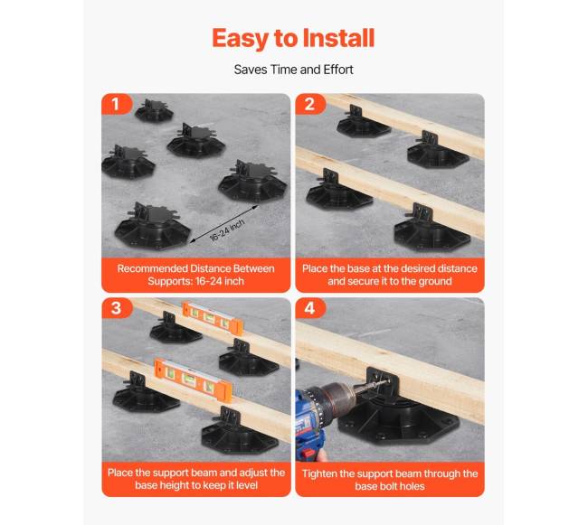 12 vnt. reguliuojamos terasos atramos5