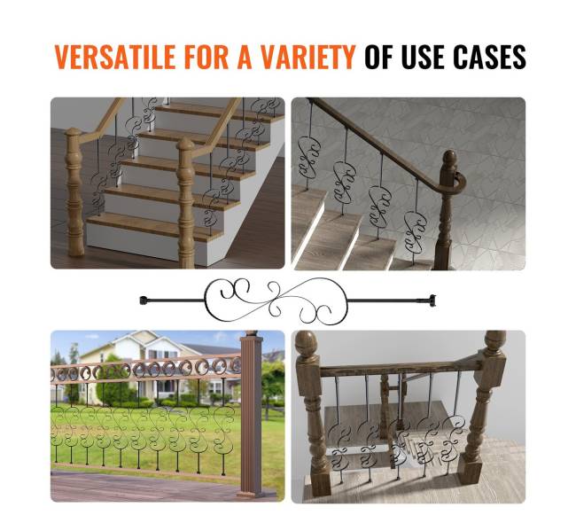 Laiptų turėklų metaliniai balustrai5