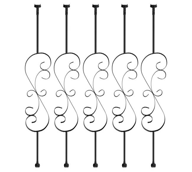 Laiptų turėklų metaliniai balustrai9