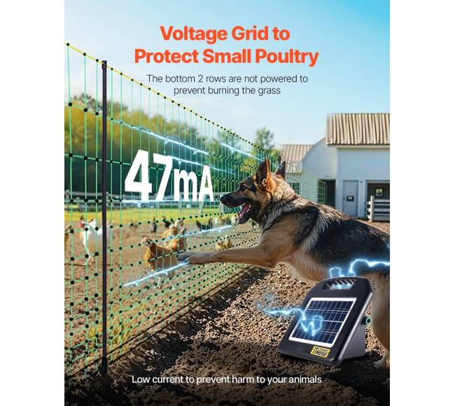 Elektrinis tvoros tinklas paukščiams ir triušiams4