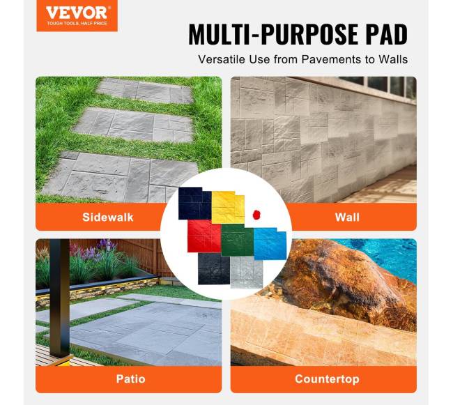 Betoninės tekstūros formos 7 vnt polimerui1