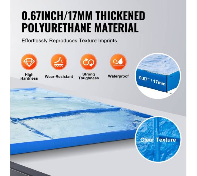 Betoninės tekstūros formos 7 vnt polimerui3