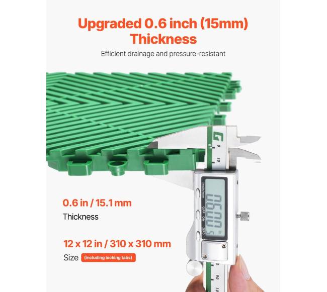 Sujungiamos drenažo plytelės, 30 x 30 cm2