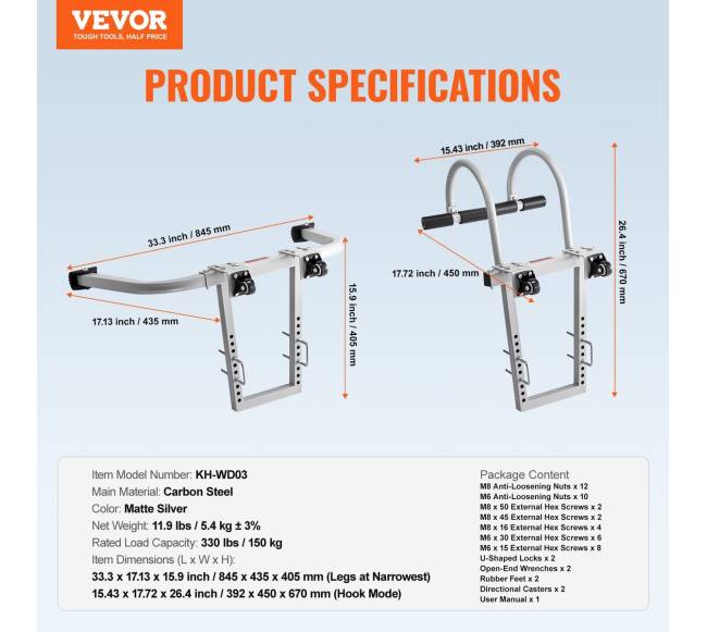 2 viename kopėčių stabilizatorius su kabliu6