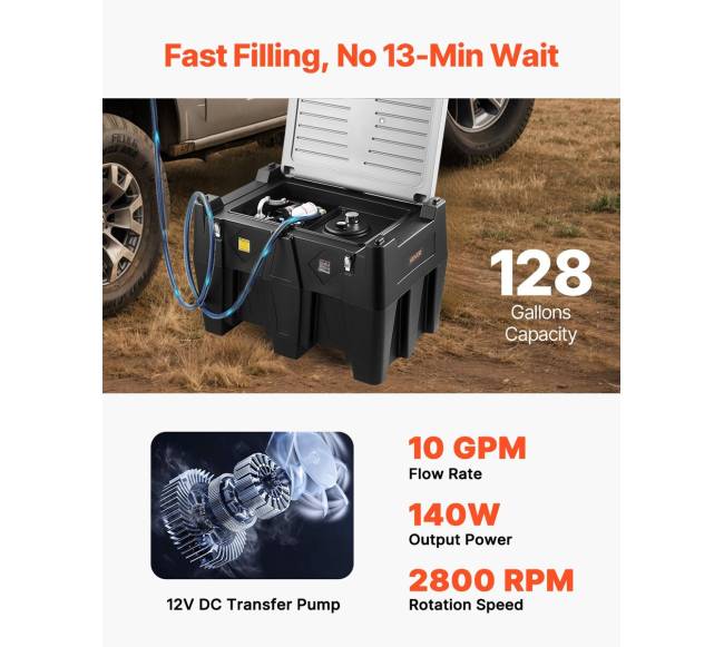 Nešiojamas dyzelino bakas su 12V siurbliu2