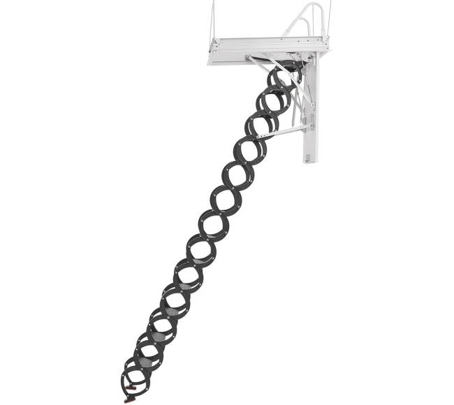 Plieninės lubinės palėpės kopėčios9