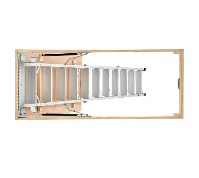 Palėpės kopėčios aliuminio 170 kg 3 - 3.13 m8