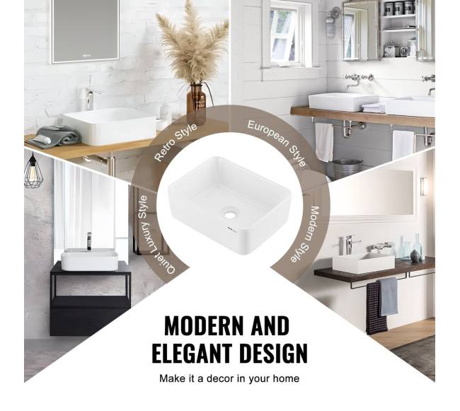 Šiuolaikinė keraminė praustuvė 16 x 12 cm4